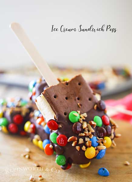 Ice Cream Sandwich Pops