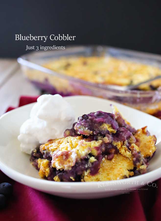 How to make Blueberry Cobbler