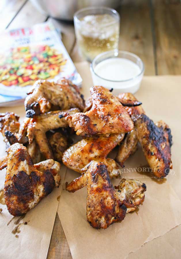 Grilled Chicken Wings- Seriously SO GOOD!