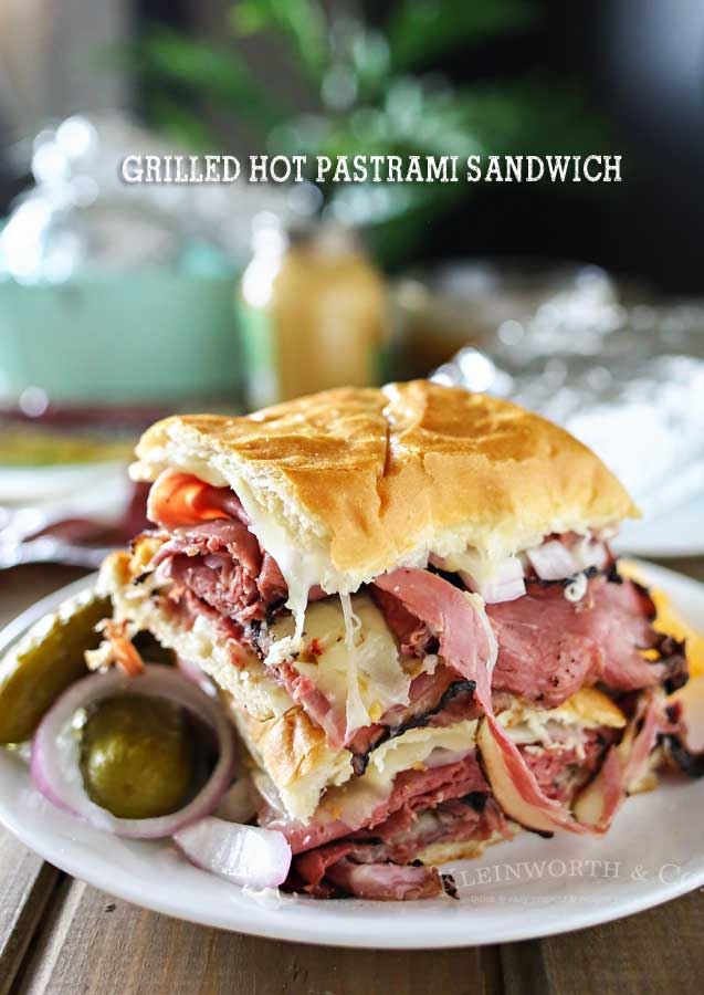Summer grilling just got better with this Grilled Hot Pastrami Sandwich. Combining foil grilling & the love for a pastrami sandwich, it's delicious & easy!
