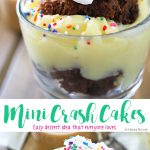 These Mini Crash Cakes & Chai Tea are the perfect treat for the evening. Just a few ingredients & you have a simple summer dessert everyone loves. What better way to use leftover cake or cupcakes that didn't turn out quite right!