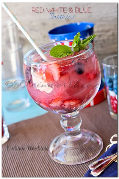 Red, White & Blue Daiquiri