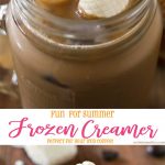 Fun Summer Frozen Creamer- for your iced coffee