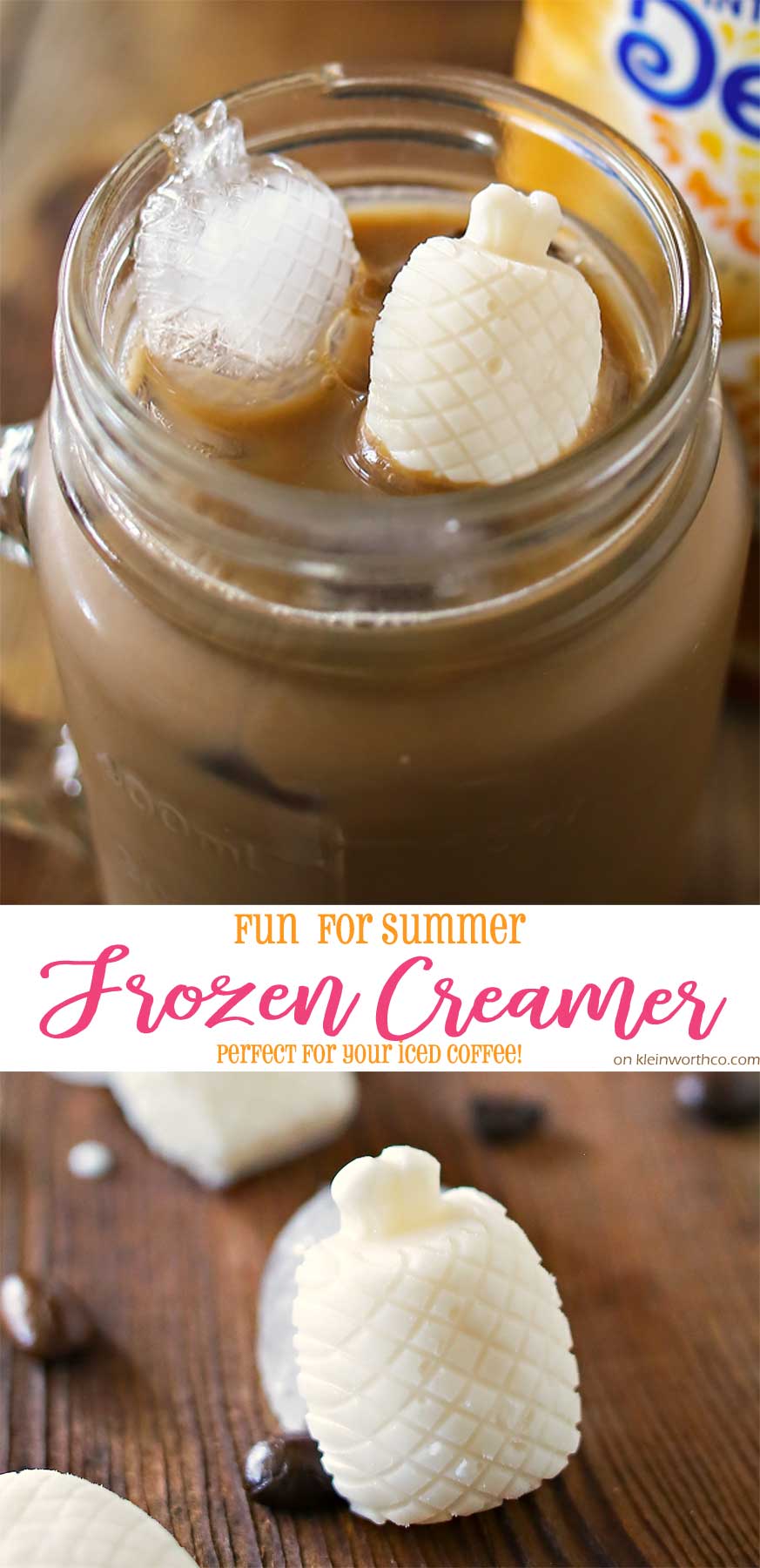 Fun Summer Frozen Creamer- for your iced coffee