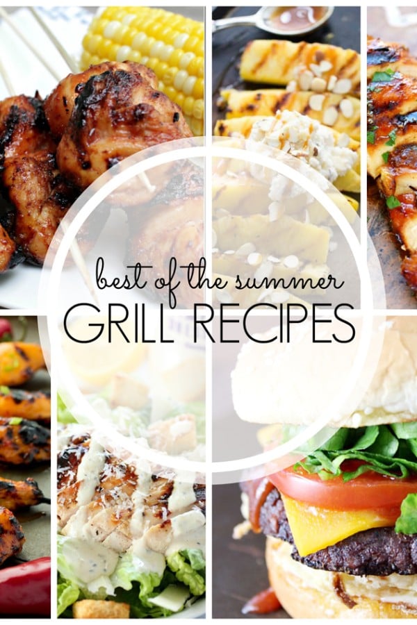 It's time to get your summer party on with these Best Summer Grill Recipes to feed the masses. Everything you need for your backyard bbq!