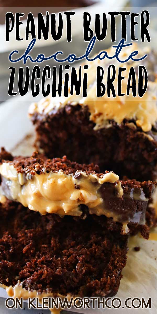 Peanut Butter Chocolate Zucchini Bread