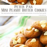 Peter Pan Peanut Butter Cookies are mini, soft & chewy peanut butter cookies with white chocolate chips. Perfect for the peanut butter lover in your life!!