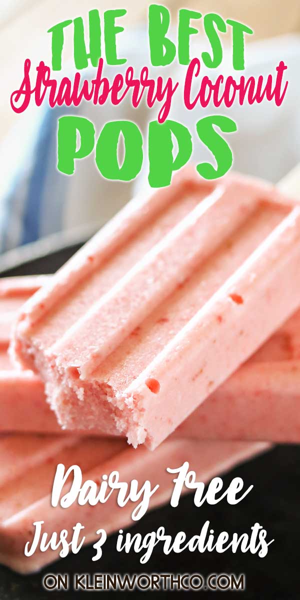 Strawberry Coconut Pops