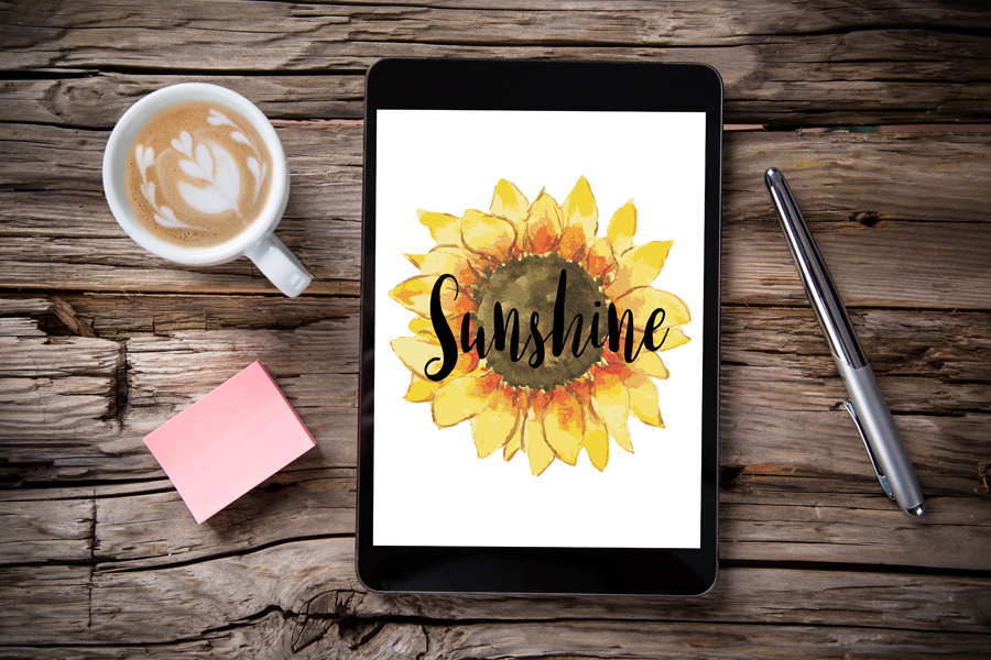 Sunshine Digital Wallpaper : Free Download