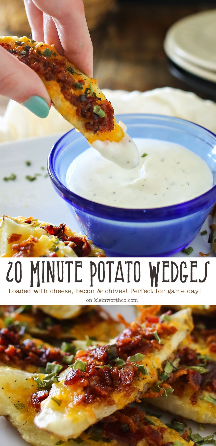 20 Minute Potato Wedges