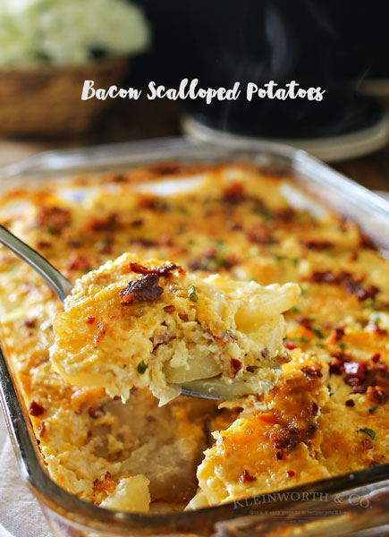 Bacon Scalloped Potatoes Recipe