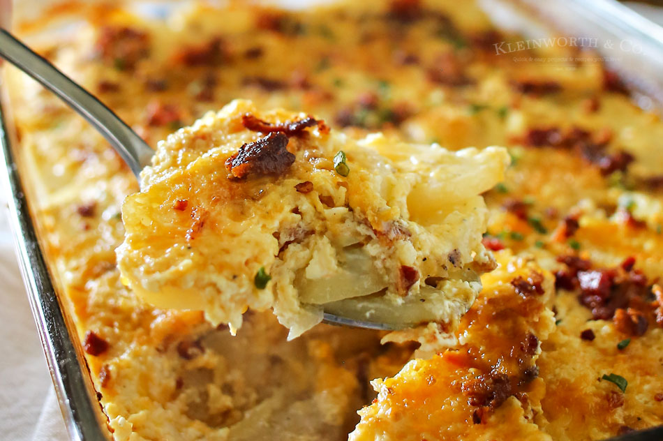 Bacon Scalloped Potatoes Recipe - Taste of the Frontier