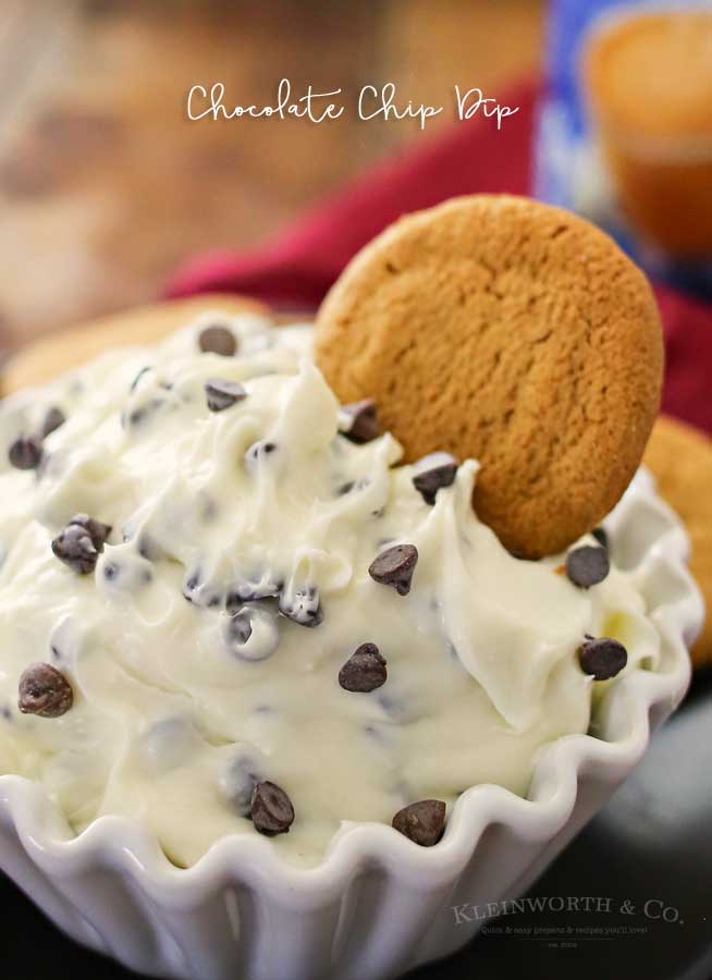 Chocolate Chip Dessert Dip - Kleinworth & Co