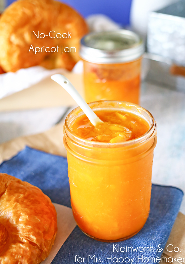 No Cook Apricot Jam