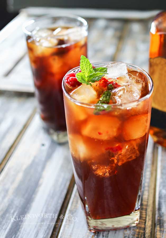 Raspberry Mint Hard Iced Tea