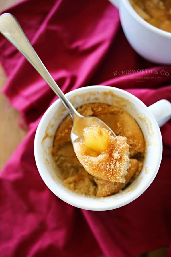 Apple Pie Mug Cake