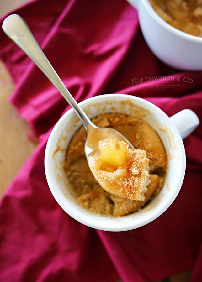 Apple Pie Mug Cake