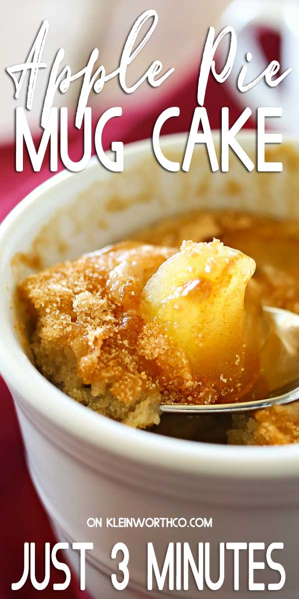 Apple Pie Mug Cake