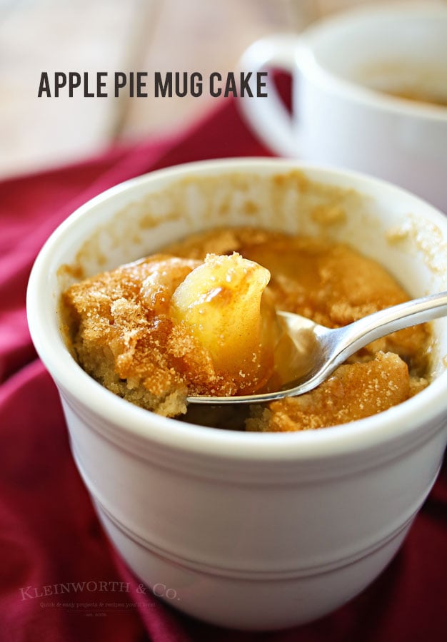 Apple Pie Mug Cake