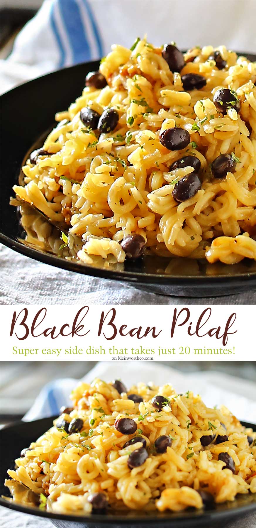 Black Bean Pilaf Recipe