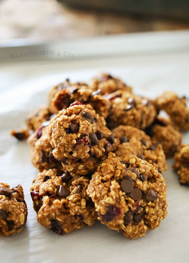 Cranberry Oatmeal Chocolate Chip Cookies are perfect for anyone that loves a hearty cookie loaded with goodness & yet won't break the diet. 