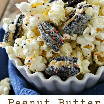 Peanut Butter Oreo Popcorn