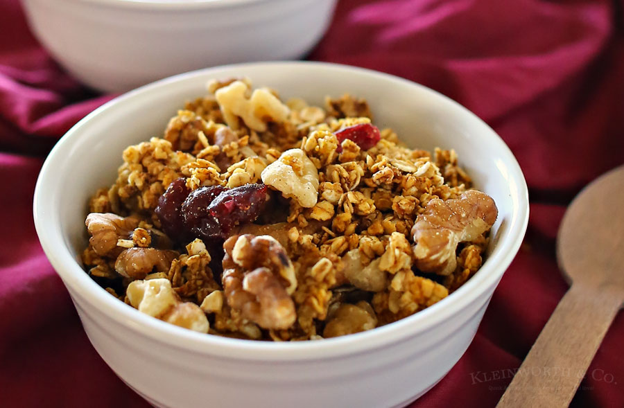 Pumpkin Cranberry Granola