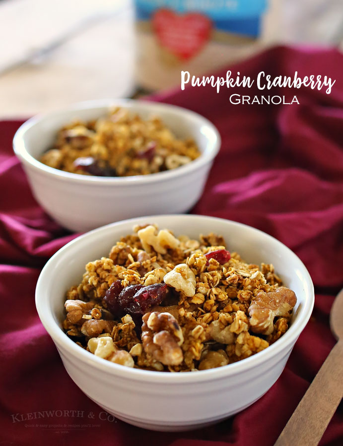 Pumpkin Cranberry Granola