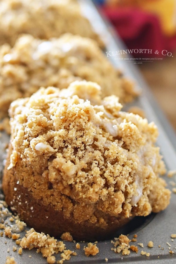 Pumpkin Streusel Muffins