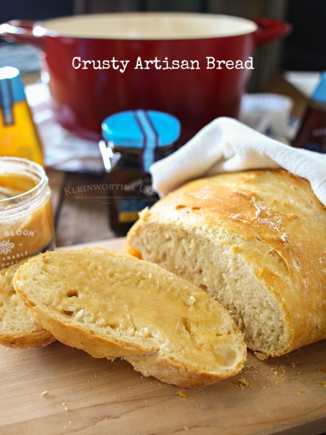 Homemade Crusty Artisan Bread Recipe