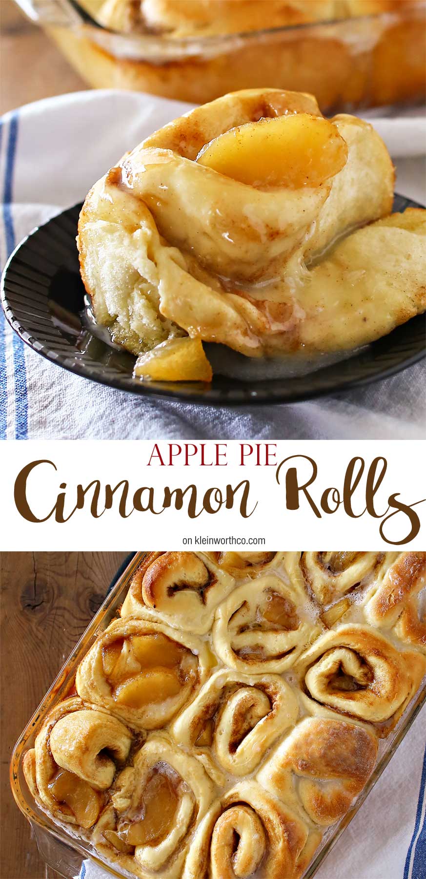 The absolute best Apple Pie Cinnamon Rolls