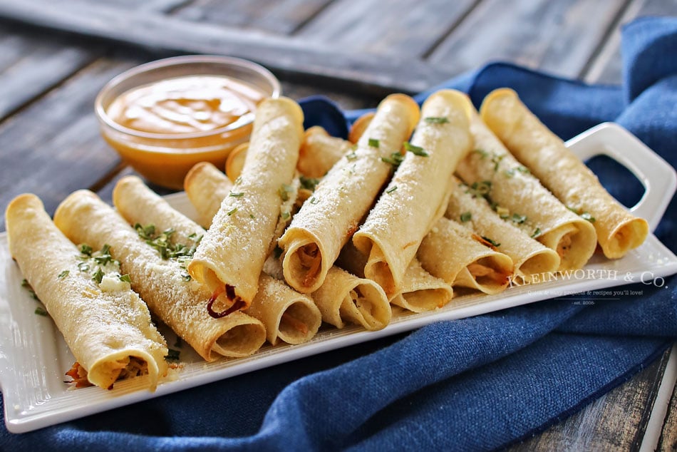 Baked Pulled Pork Taquitos