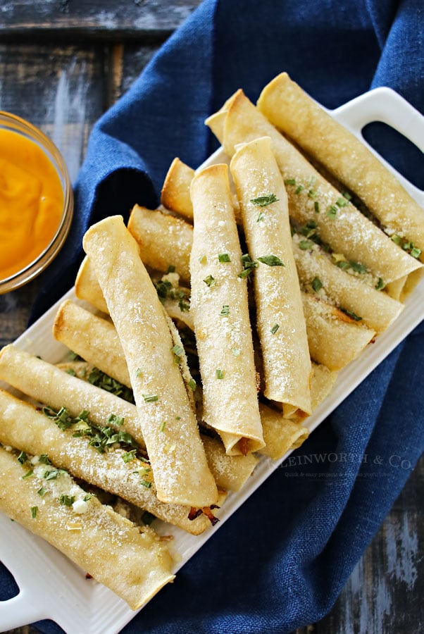 Baked Pulled Pork Taquitos