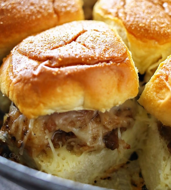 Brown Sugar Balsamic Pork Skillet Sliders