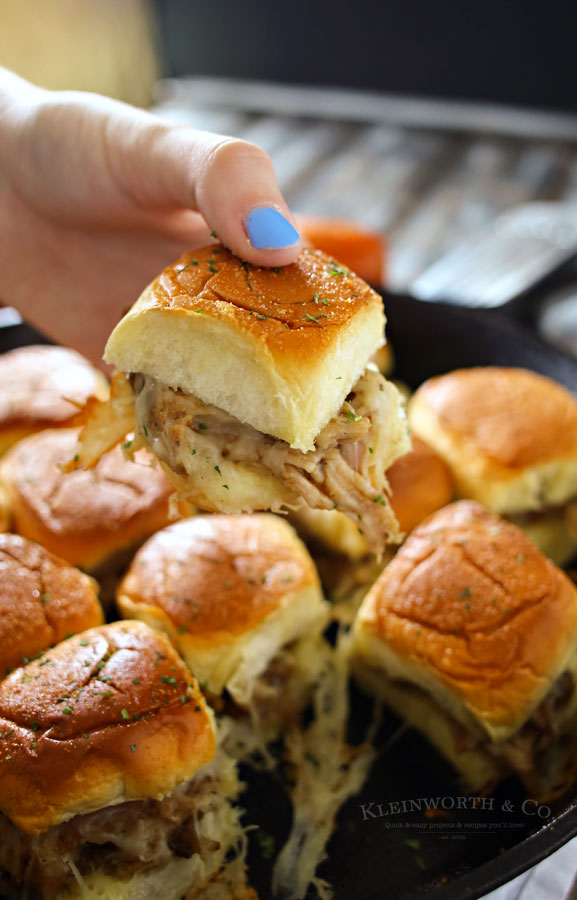 Brown Sugar Balsamic Pork Skillet Sliders