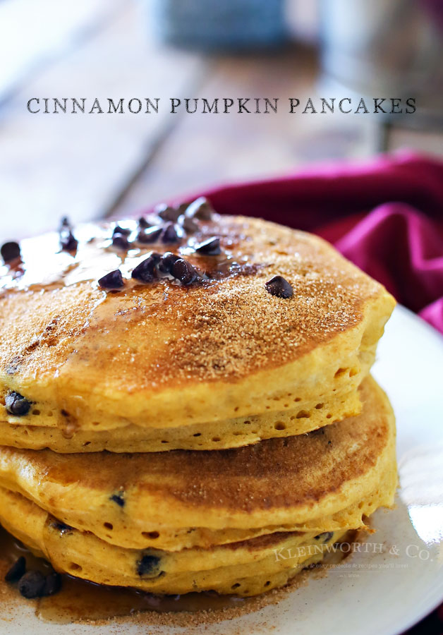 Cinnamon Pumpkin Pancakes