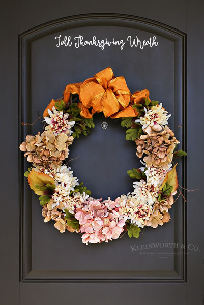 Fall Thanksgiving Wreath