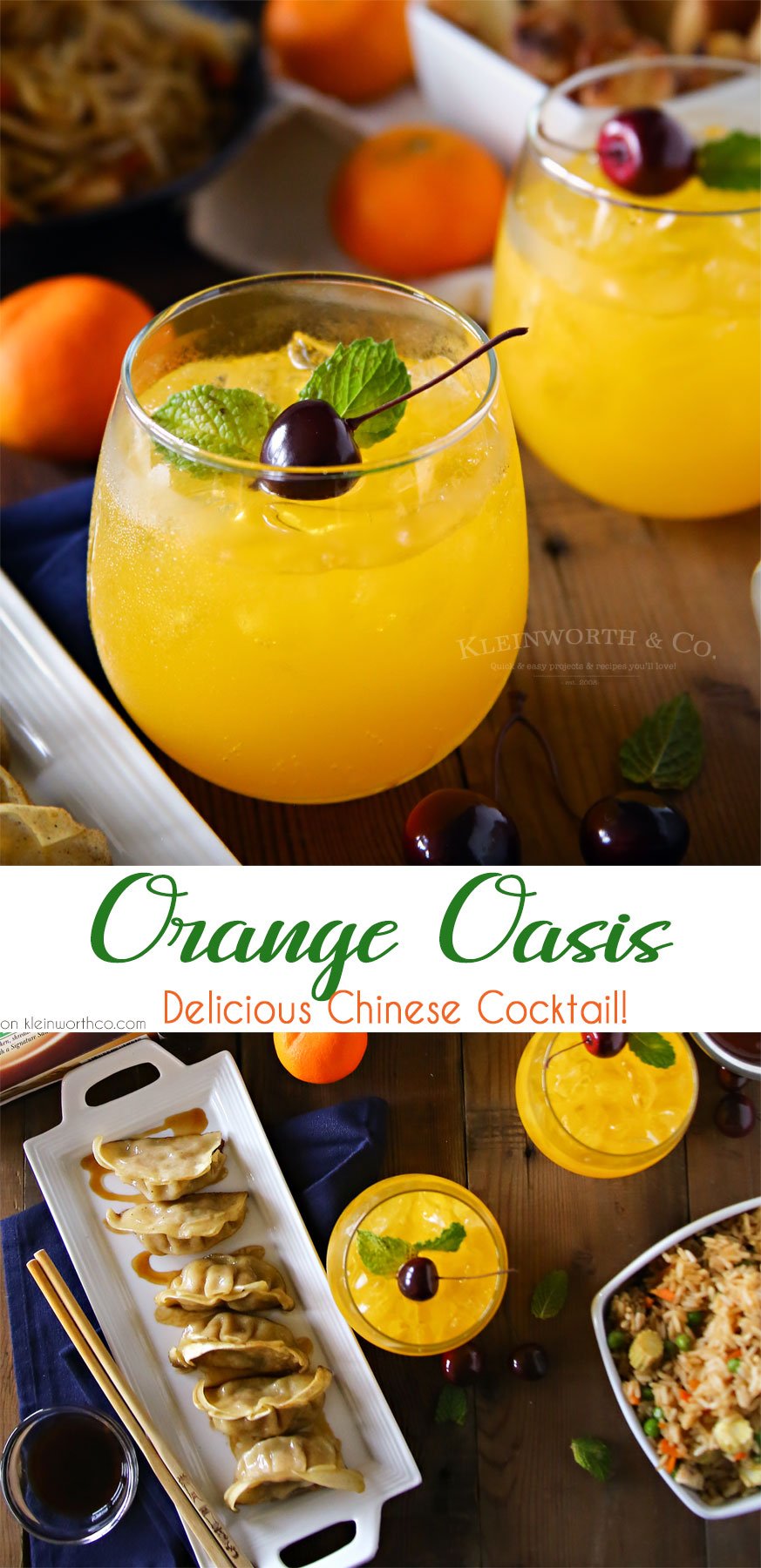 Orange Oasis Chinese Cocktail