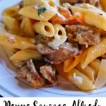 Penne Sausage Alfredo