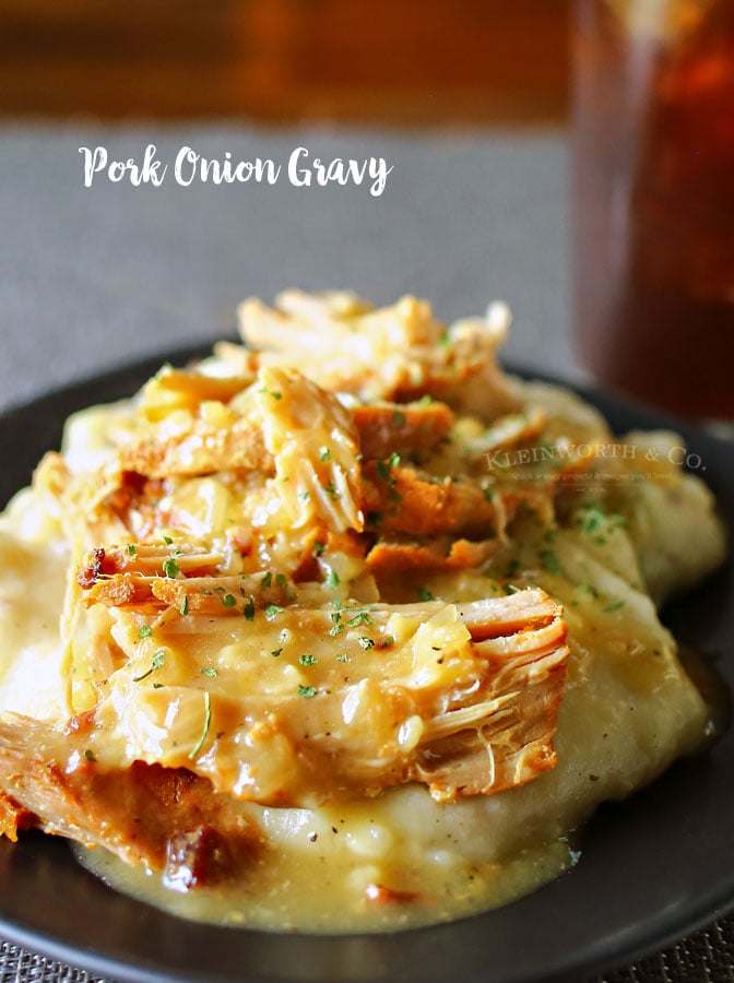 Easy Pork Onion Gravy