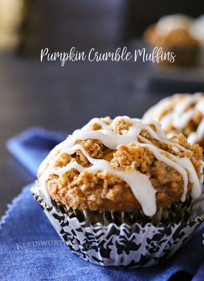 Pumpkin Crumble Muffins