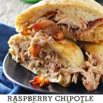 Raspberry Chipotle Chicken Sliders