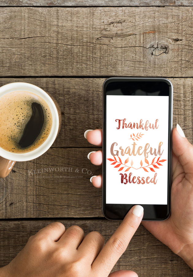 Thankful Grateful Blessed Free Digital Wallpaper - Taste of the Frontier