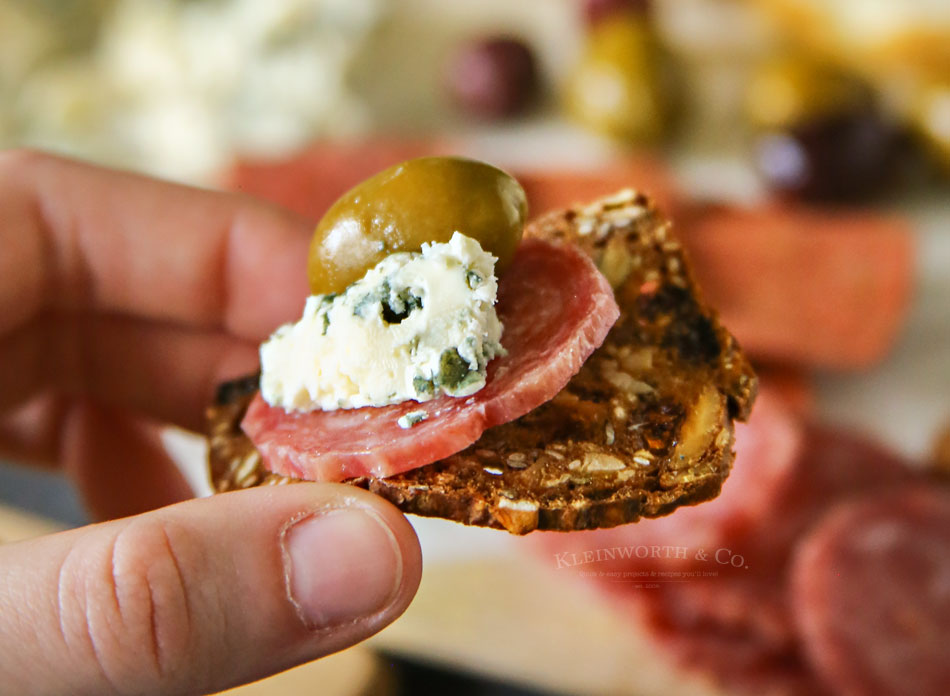 Blue Cheese Salami Appetizer Taste of the Frontier