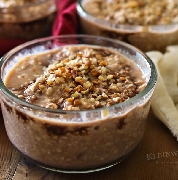 Caramel Apple Overnight Oats