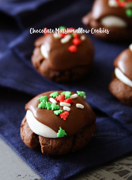Chocolate Marshmallow Cookies