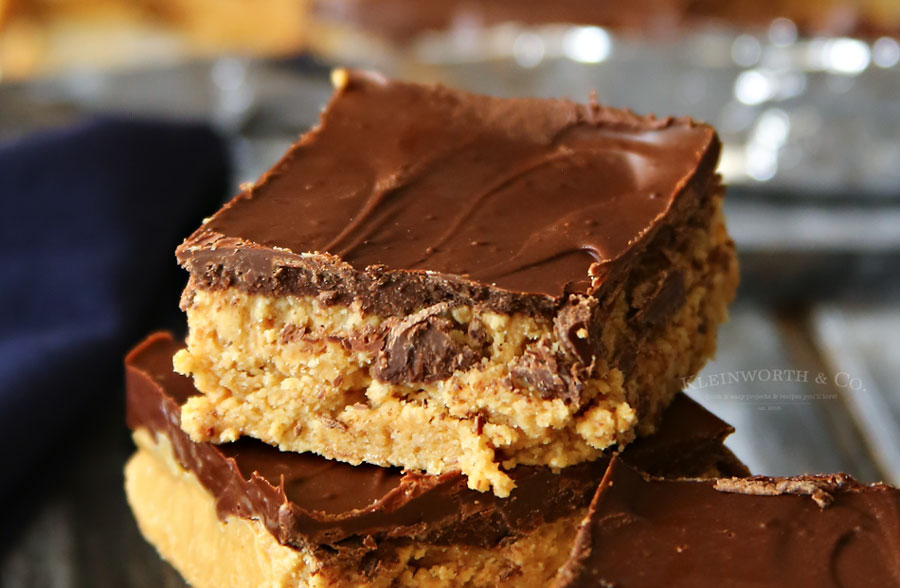 Coffee Peanut Butter Bars