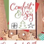 Comfort & Joy Free Holiday Printable