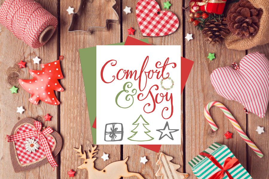 Comfort & Joy Free Holiday Printable