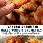 Garlic Parmesan Wings & Drumettes